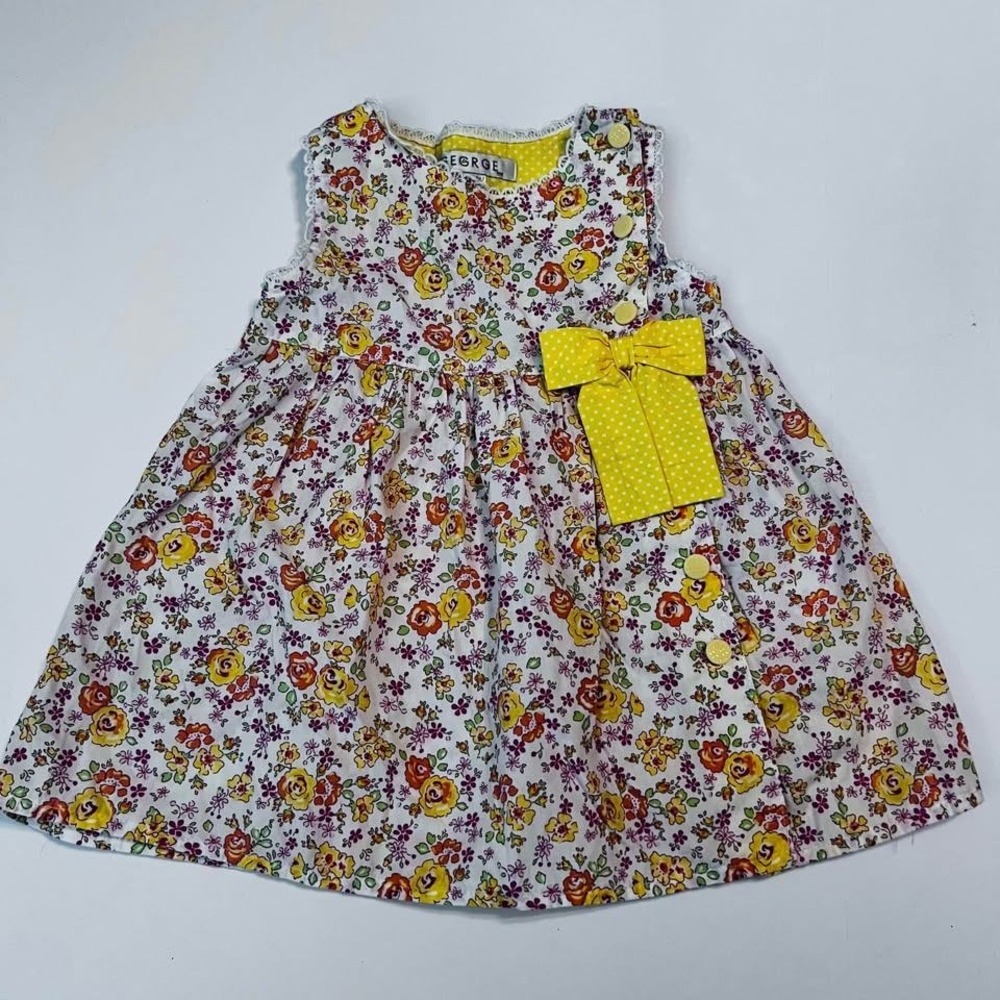 George Floral‎ Dress 18M Cotton Lace Summer Dress Baby Girl